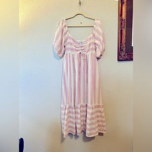 NWT Moodie Striped Maxi Dress